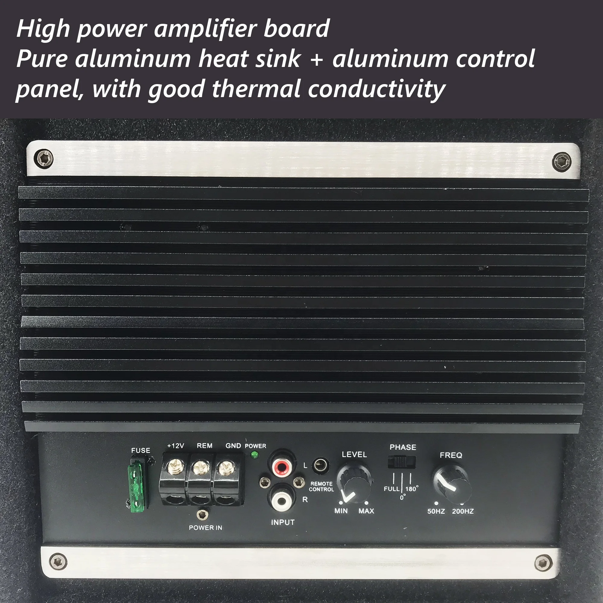 QMF-War Wolf I High-power 8-inch trapezoidal car amplifier subwoofer super bass car subwoofer modified 0-15V subwoofer car audio