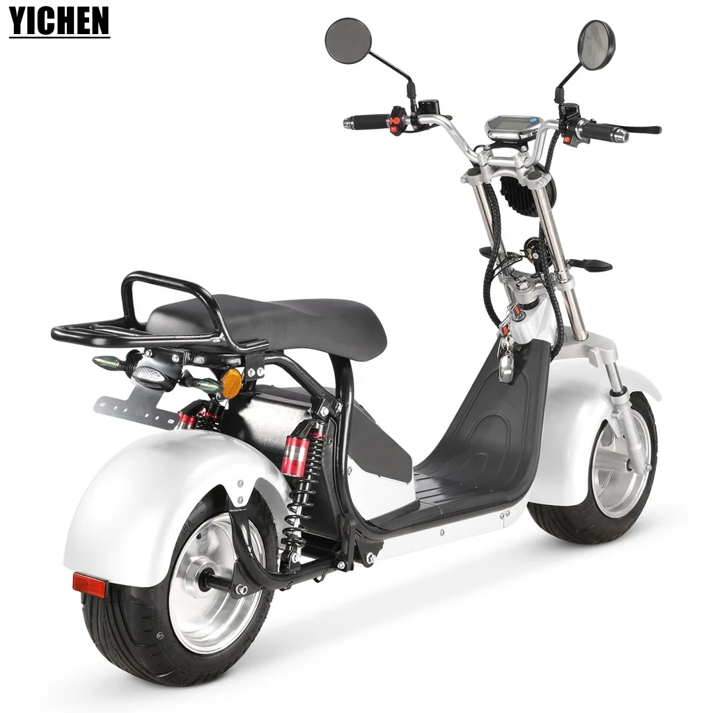 YICHEN Elektrikli Bisiklet Motosiklet белый OEM брызговик 25 миль в час) или 10 дюймов мотор для центрального движения 1500 Вт Мощный электрический скутер