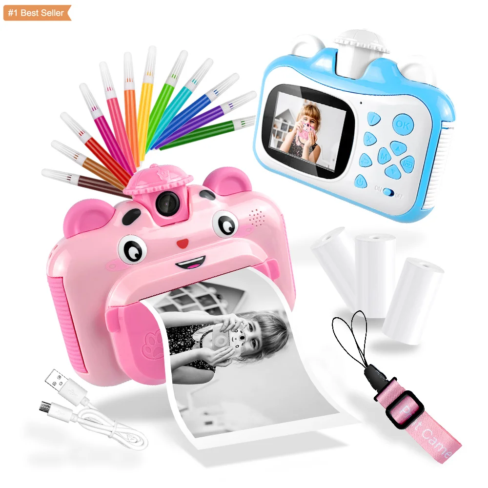 Customization 1080P Mini Thermal Photo Paper HD Kids Camera Professional Digital Children Instant Print Camera