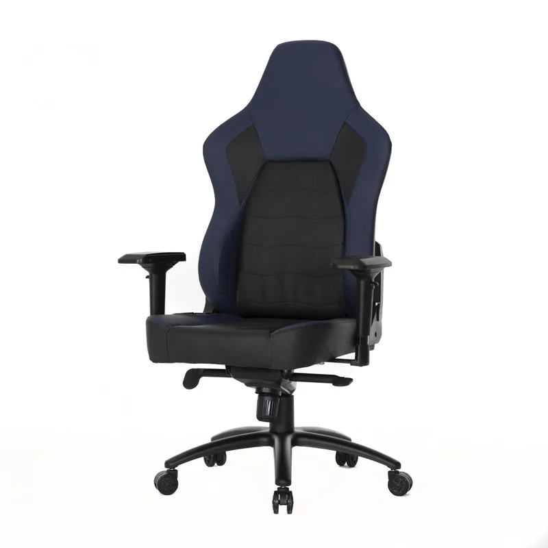 High Quality Metal Frame moulding foam seat reclining blue Ergonomic  gaming chair