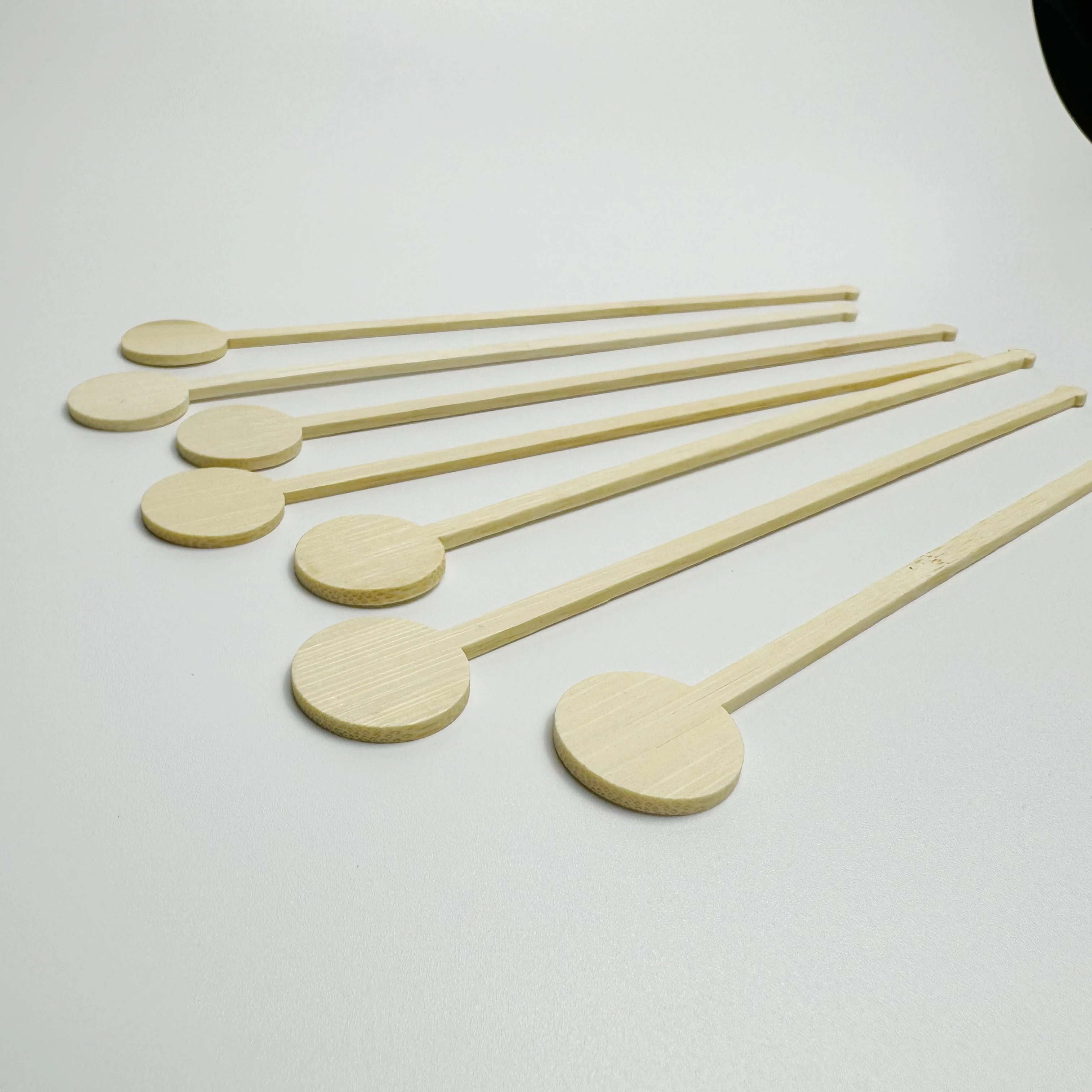 2024 hot sale OEM 18CM Bamboo stick rod stir stick for sustainable drinking