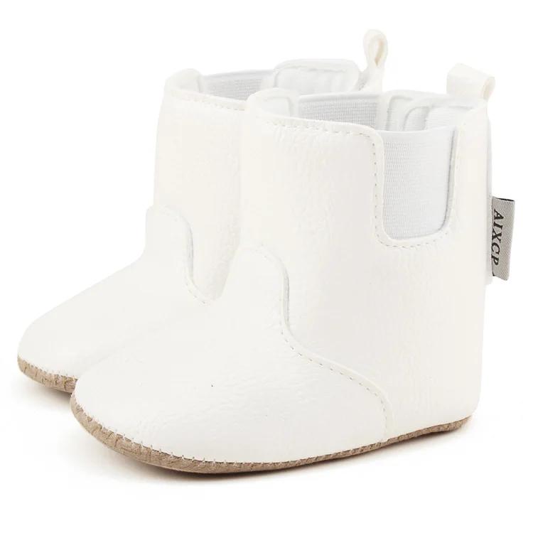 
Wholesale white winter warm middle soft sole snow boot prewalke boots beautiful baby shoes 