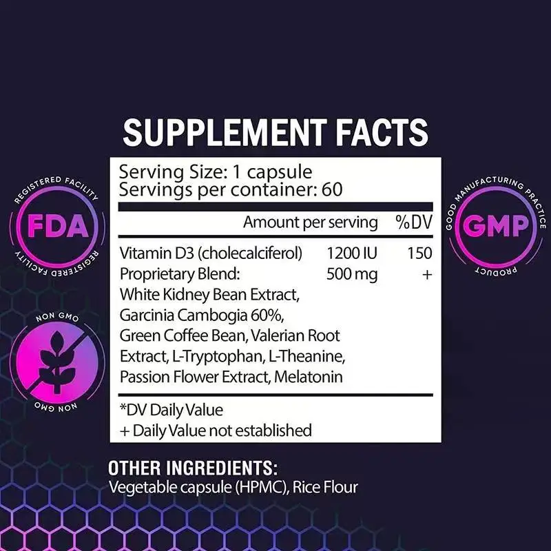 OEM Премиум ночное время сжигания жира капсулы для женщин