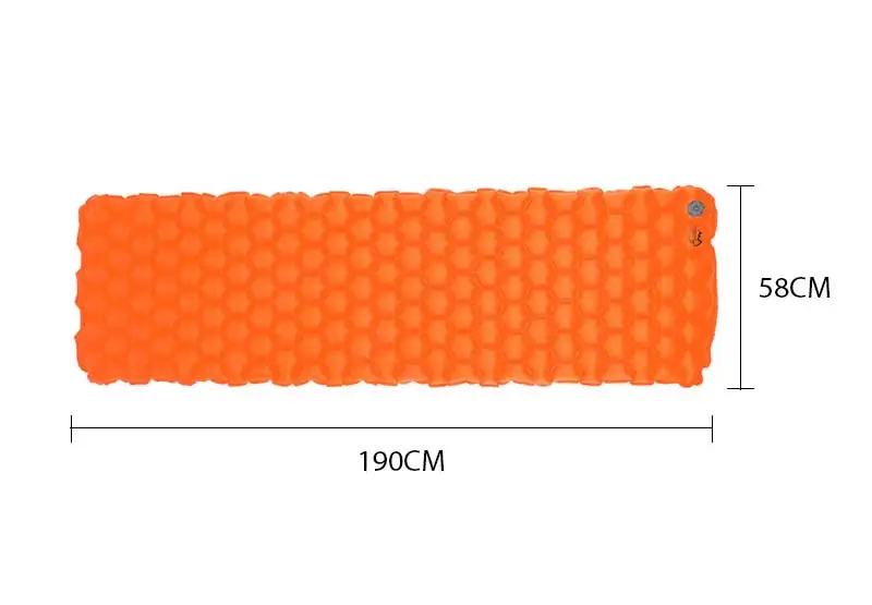 Custom Backpacking Hiking PVC Roll Outdoor Mat Folding Mattress With Pillow Insulated Self Inflating Sleeping Pad for Camping