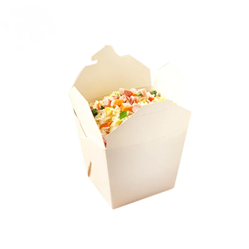 
BOX (32 oz )buy food grade paper pasta boxes,custom printed lunch noodle boxes 