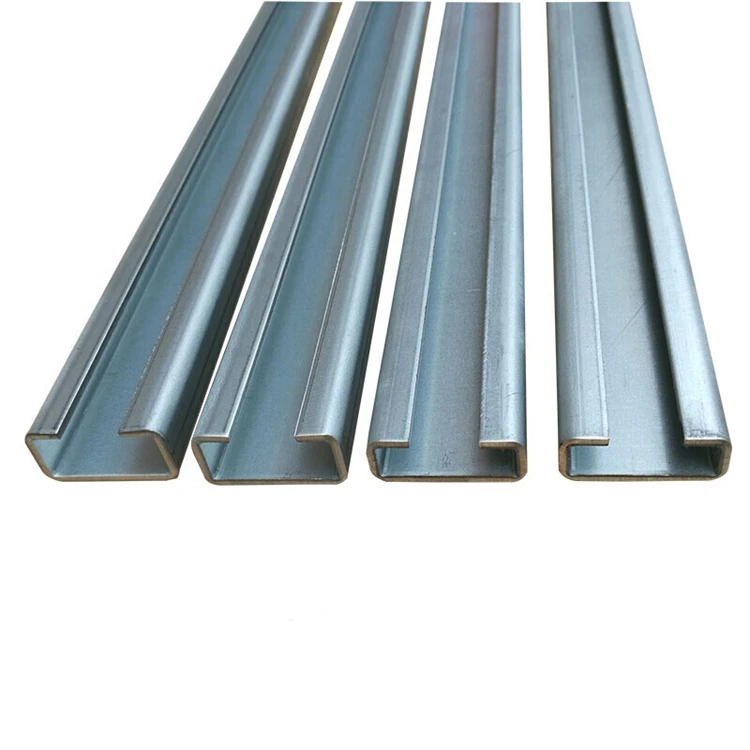 Q235/SS400 50-400mm cold formed steel profile channel U / C section shaped steel channels purlins price