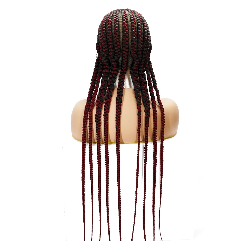 best selling Full Lace braided wigs Handmade Braid Wig Long Lace Frontal Wig for Women