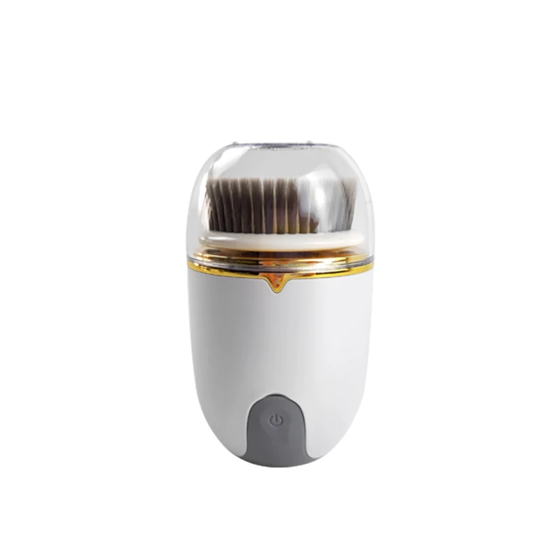 2021 New Deep Cleansing Gentle Exfoliating Soft Fur Chargeable Electric Facial Cleansing Brush