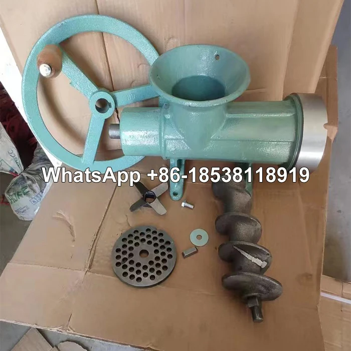 Multi-functional refined cast iron manual fresh meat slicer