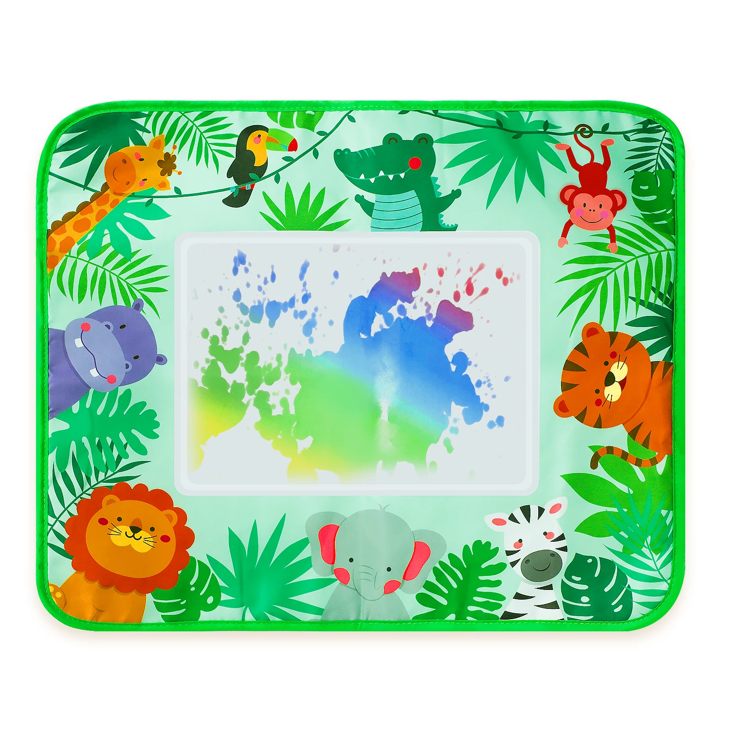 Reusable Painting Writing Doodle Board Toy Interactive Water Doodle Mat for Toddler Educational Toys
