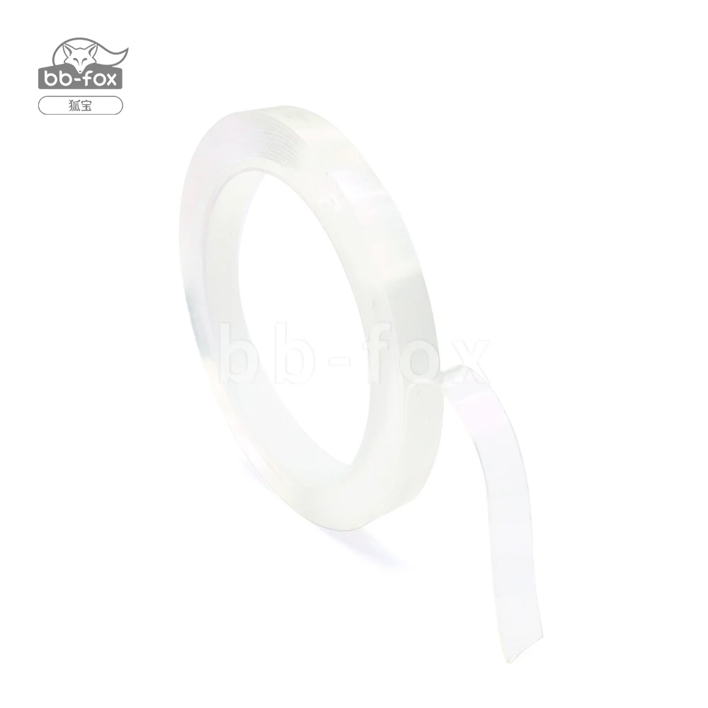 Self adhesive 3m sticky nano gel double-sided transparent multipurpose washable reusable double sided Crystal Tape