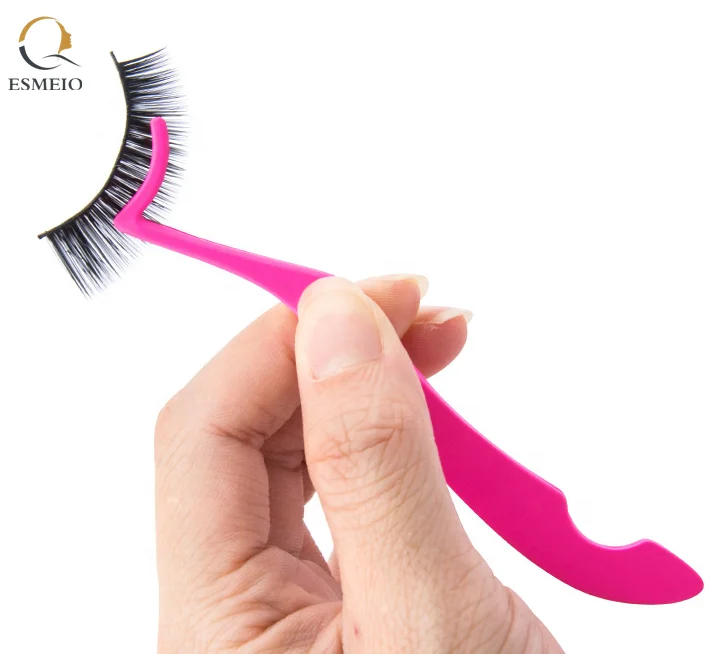
Custom Packaging Strip Lash Extension Tweezer Easy To Apply Eyelash Tweezers 