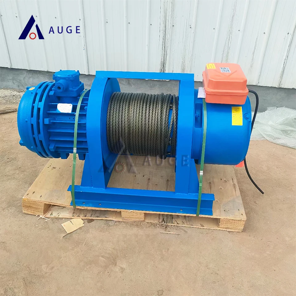 Heavy Duty Electric Lifting Winch Quality Assurance Winch Lift Hoist System Single Drum Act Safe Lifting Winch