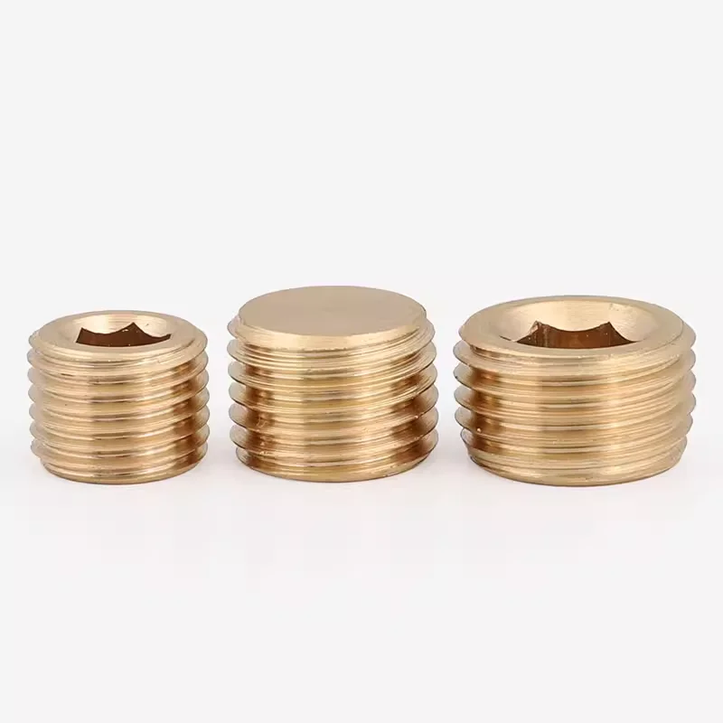 Good Quality Factory Directly brass internal hex thread socket pipe plug