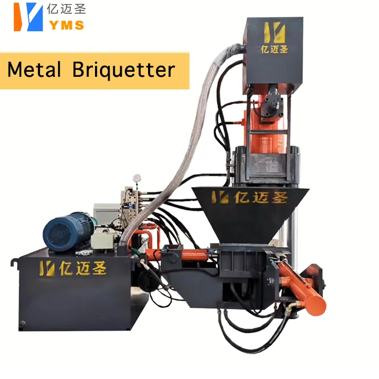 
Piston briquette machine Metal scrap press chips briquetting for magnesium shaving 