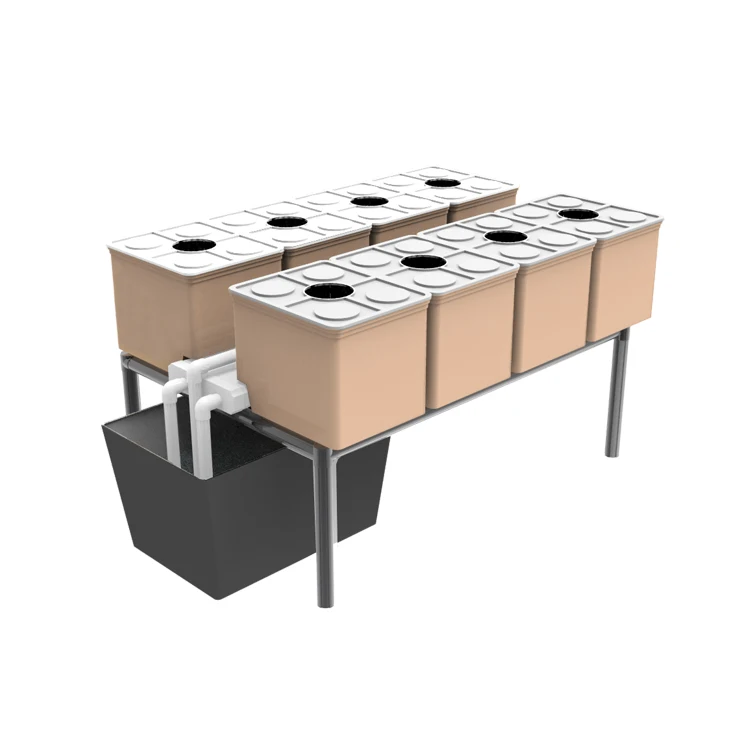 Grow High Quality Greenhouse Commercial Modern Complete Aquaponics Aeroponics Dutch Bucket System
