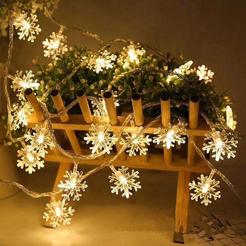 Nicro Christmas Xmas Outdoor Garden Holiday Party Wedding Decoration USB LED String Lights Diwali Lantern Star Lamp