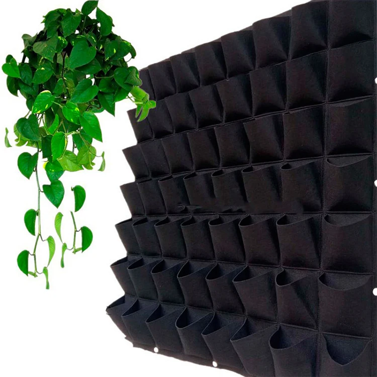 New Upgraded Deeper and Bigger 7 Pocket Hanging Vertical Garden Wall Planter for Yard Garden Home Decoration