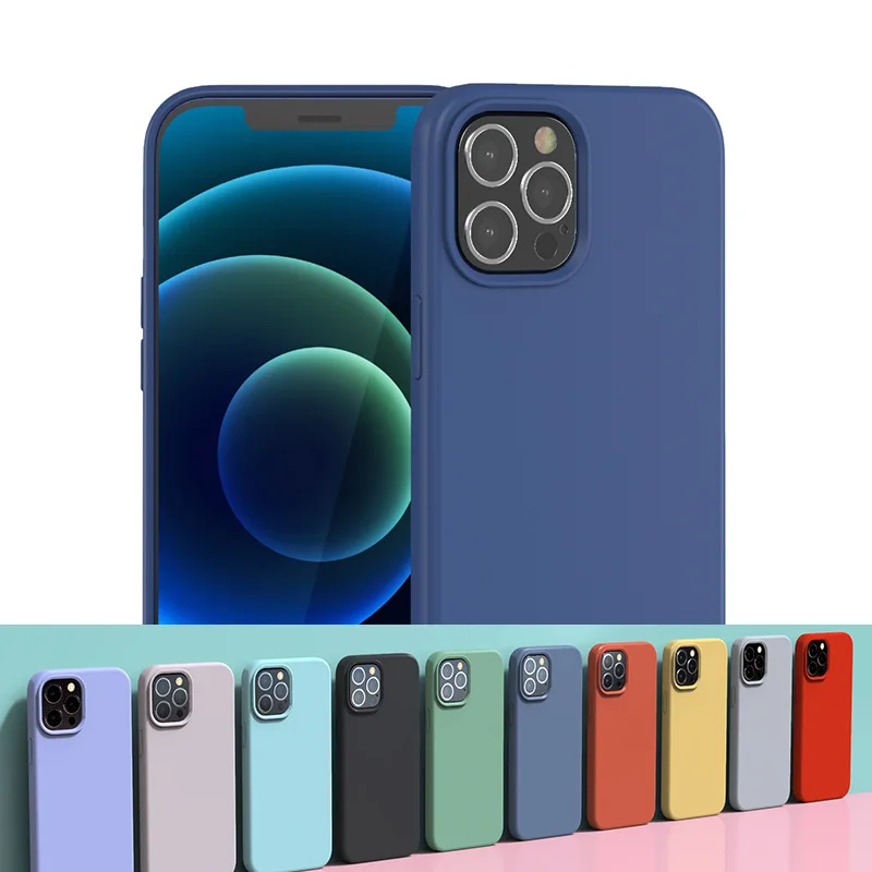 Wholesale soft touch cell phone cover liquid silicone case for iPhone x