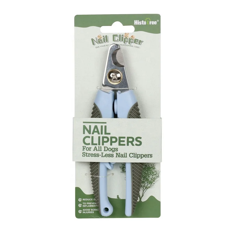 Factory Wholesale Custom Logo Pet Nail scissors Dog Nail Cutter Cat Dog Nail Clippers With Safety Guard