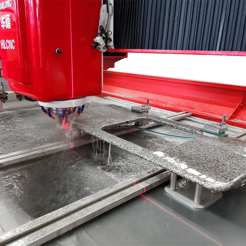 Hualong Machinery Stone Processing Machinery Marble Stone Machining Center For Kitchen Countertops