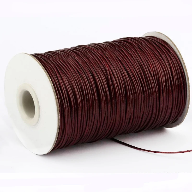 1.5mm Round blank waxed cotton cord,  Waxy cords string  for bracelet diy