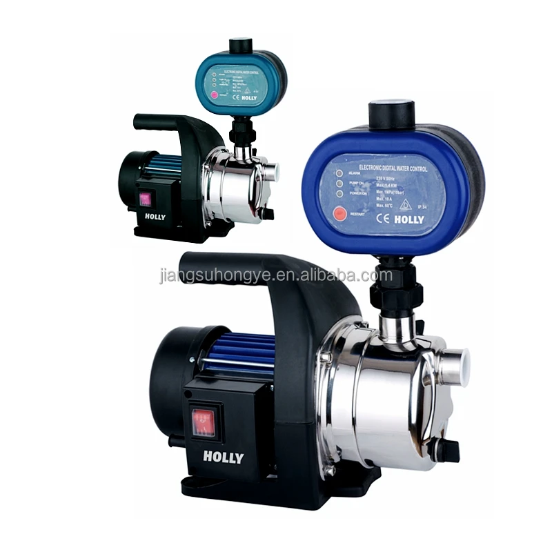 600W/1000W/1200W Stainless Steel Electronic Control Garden Booster Transfer Pump 1/1.3/1.6 HP Auto Self Switch Controller Pump