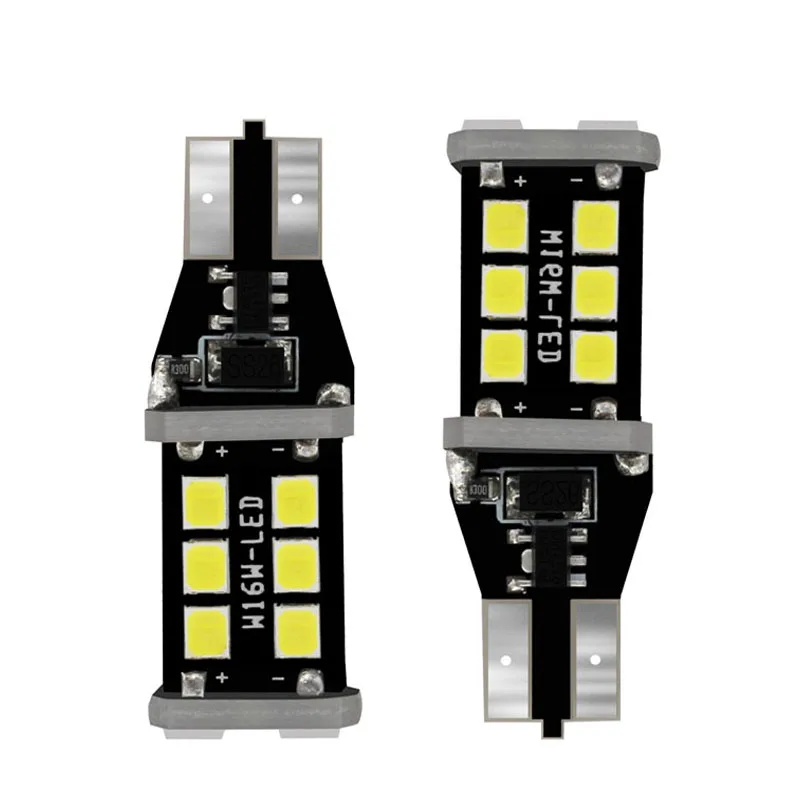 Светодиодная автомобильная лампа QIDEWIN 12 в dc canbus без ошибок t15 2835 15smd, парковочные фонари заднего хода, лампа заднего света