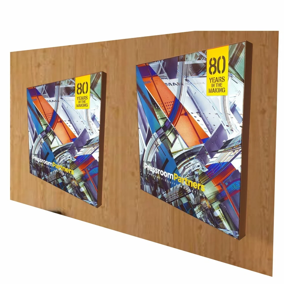 high quality led crystal trade frame show light advertising display seg portable lightbox