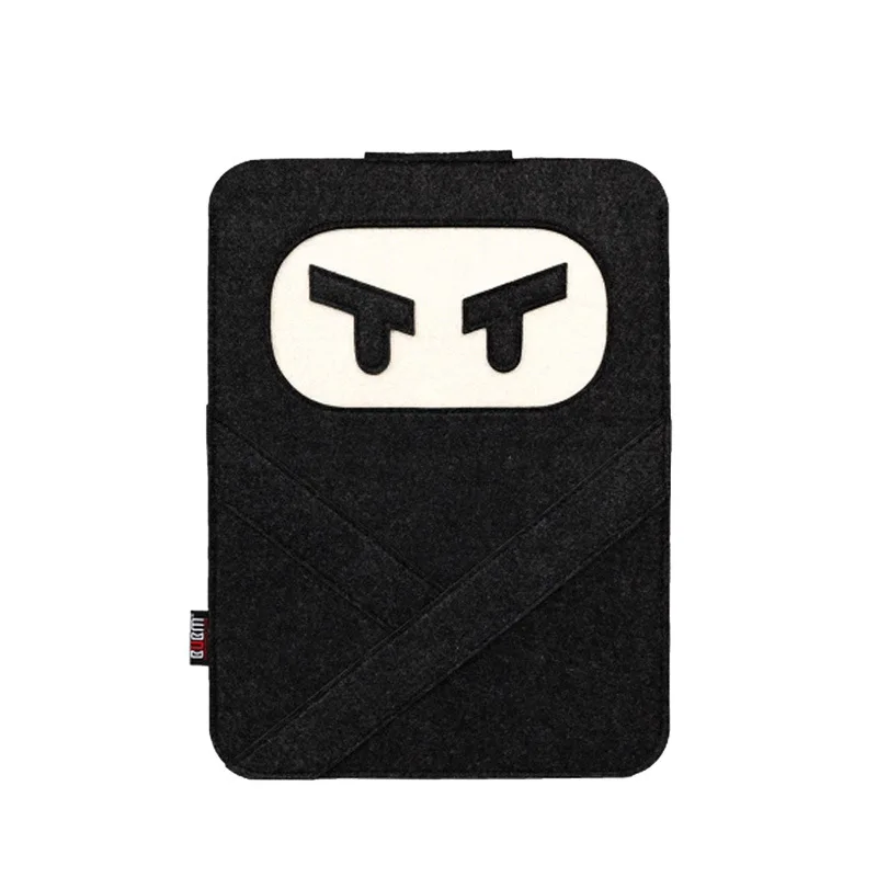 Laptop carrying case sleeve storage carrier novelty gift for men women portable big capacity lightweight felt computer bag