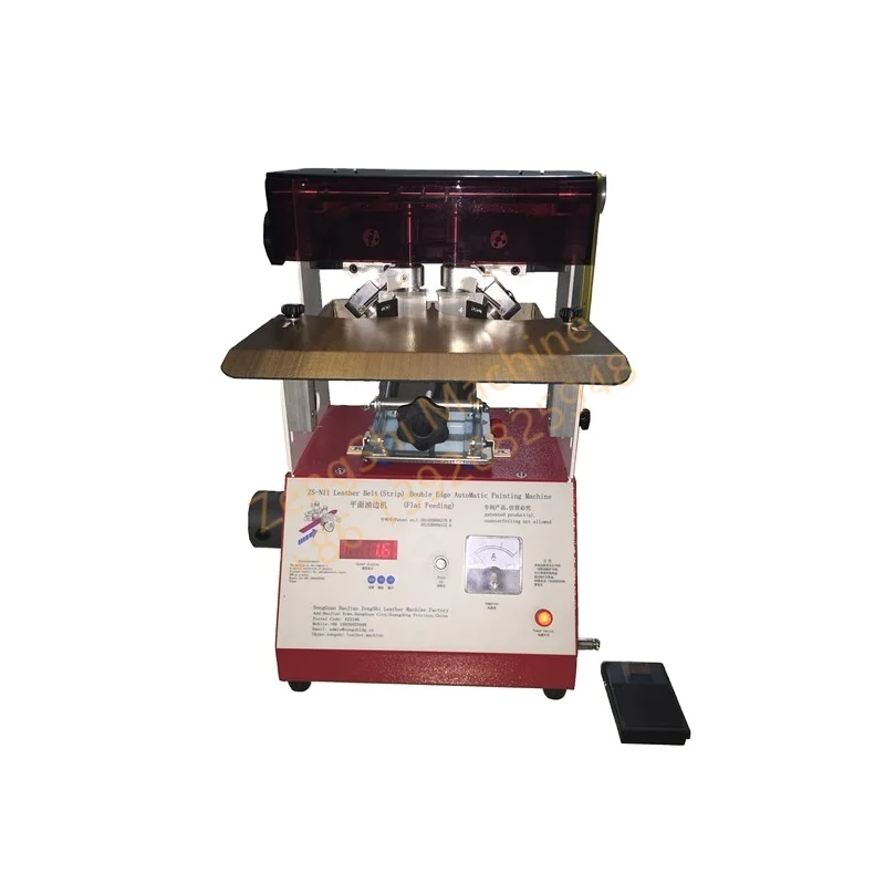 leather edge painting machine use for leather bag making
