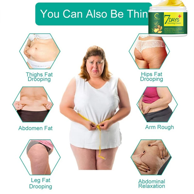 Имбирный крем для похудения 50 мл ускоряет сжигание жира горячий гель укрепляет талию формирует фигуру