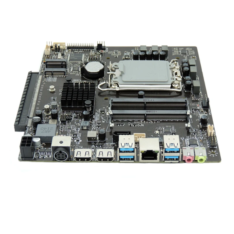 12th generation new H610 side plug mini itx motherboard DDR4 small host LVDS desktop all-in-one machine