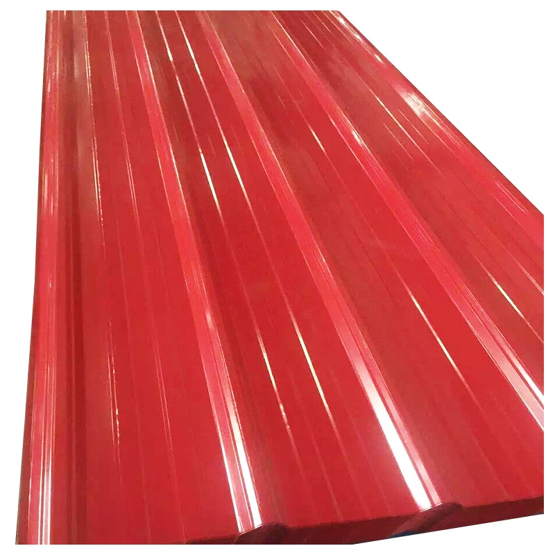 New building construction materials color steel  aluminum glazed trapezoidal corrugated roofing sheet roof tile