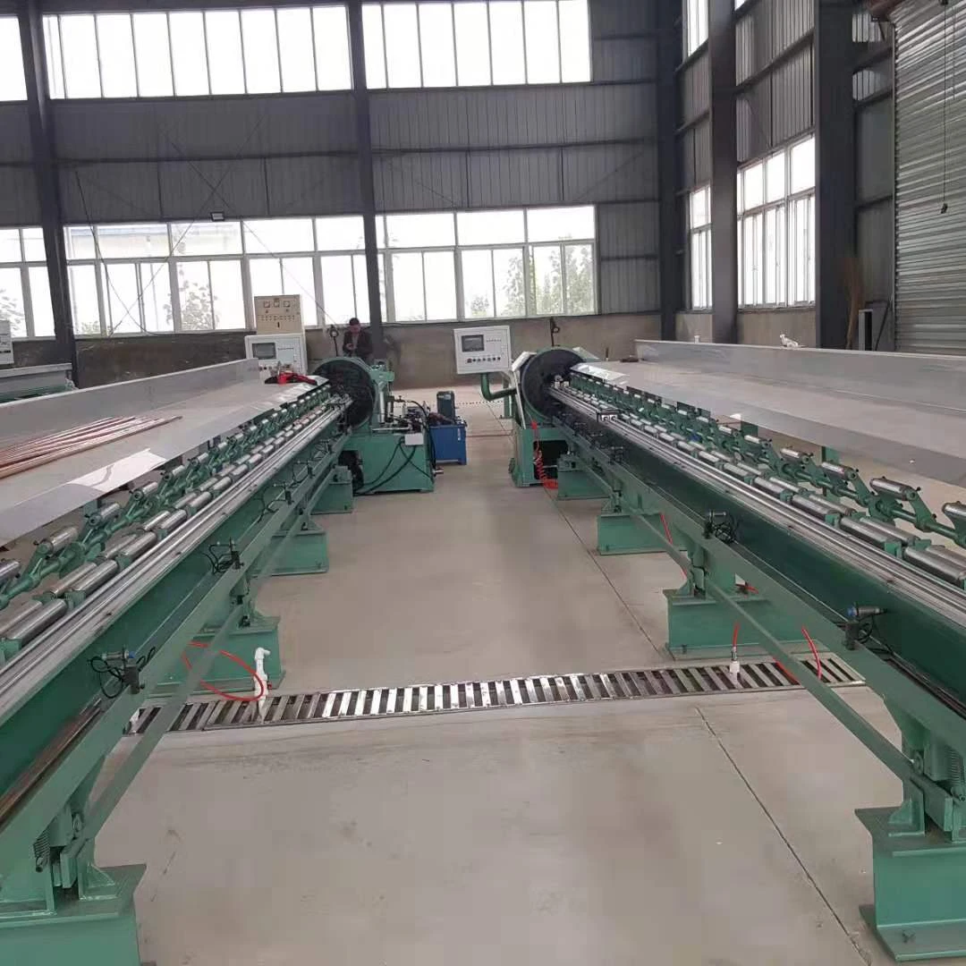 low price high quality copper low fin tube machine