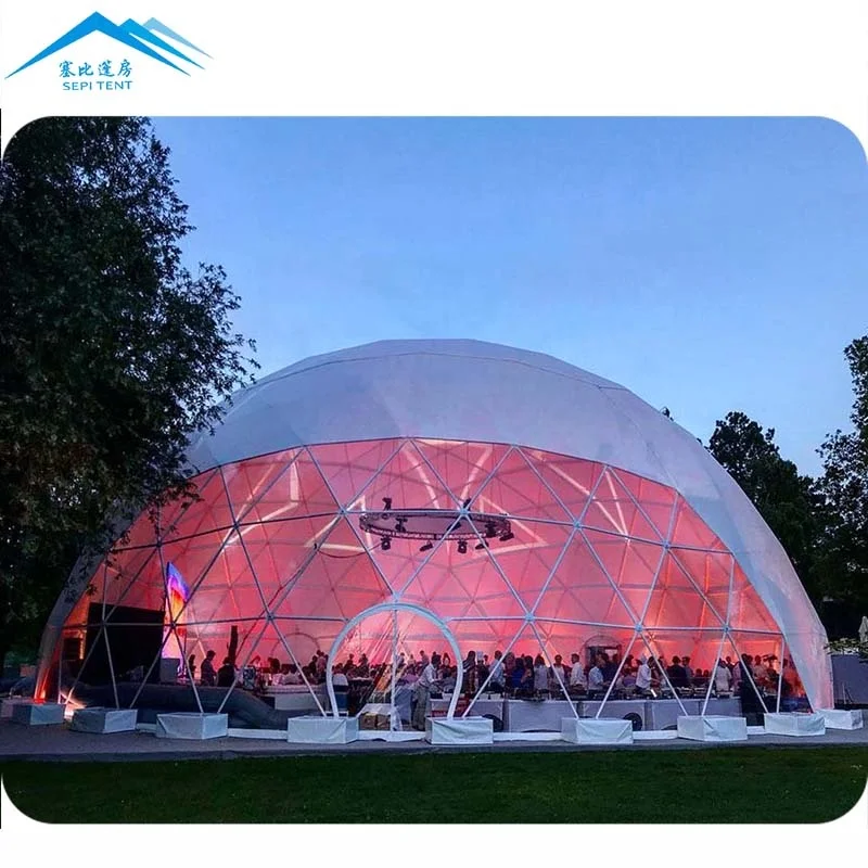 Super 25M Glamping Geodesic Dome Tents