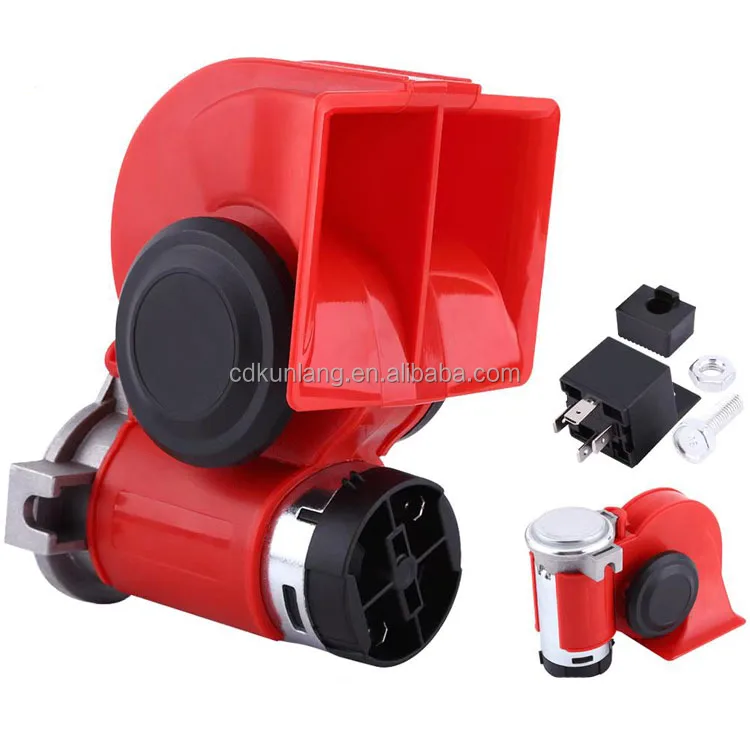 Двухтональный громкий гудок 130 дБ электрический насос воздушный гудок для мотоцикла автомобиля грузовика лодки Rv модификационные детали