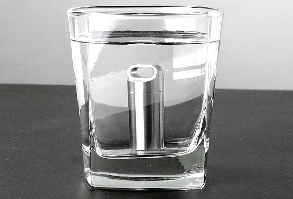 Waterproof Stainless Steel Pill Bottle Medicine Container Holder for Outdoor Travel Camping Small Pill Organizer Box