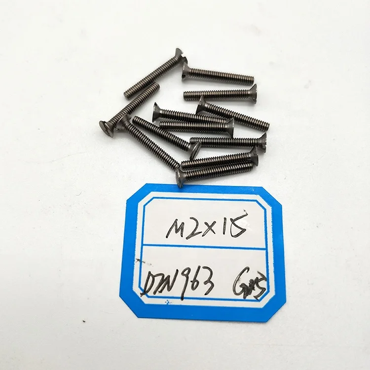 Hot sale m2 titanium countersunk screw antique bronze 7991