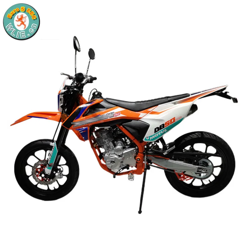 Chinese Motorbike Gas Moped Motorcycle Style Most Popular Adult Scooter 10 Inch Tire 50cc Dirt Bike DB50 Pro With Euro 5 EEC COC