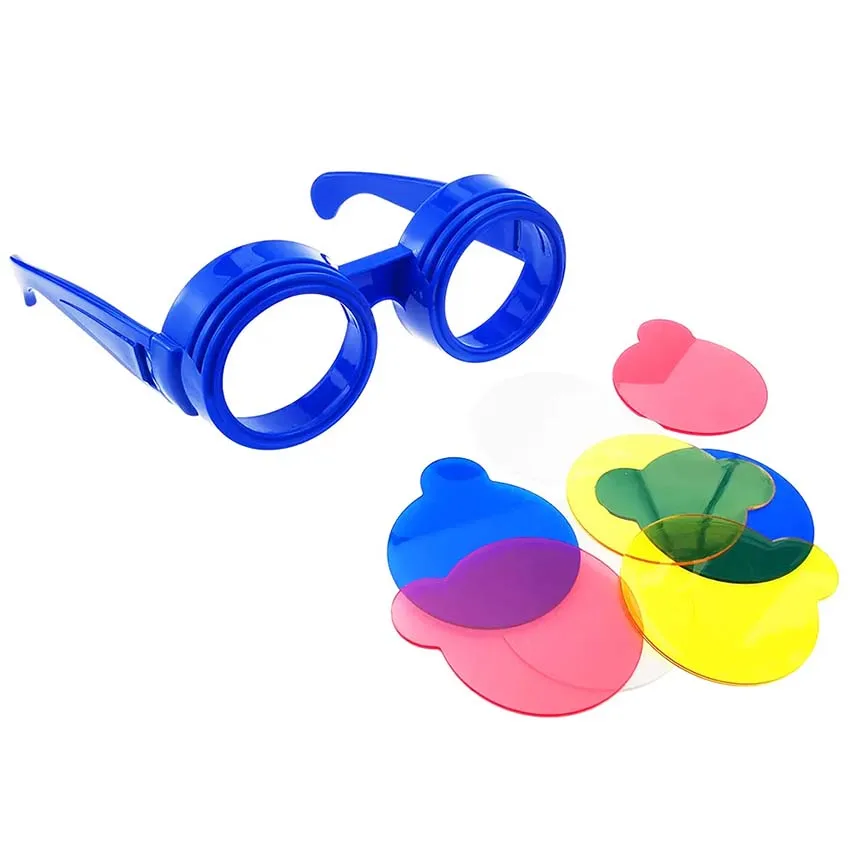 Color glasses safety glasses designed for scientific experiments in kindergarten children