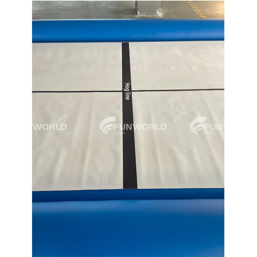 Outdoor Drop Stitch Ice Curling Rink Inflatable Hockey Rink Inflatable Street Curling For Curling Game