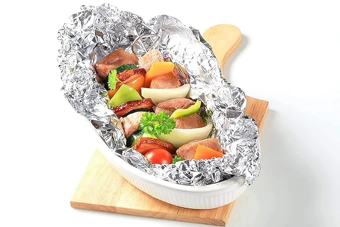 Кухонное обертывание оловянной бумагой маслостойкий кухонный инструмент для выпечки барбекю жареная курица пищевая алюминиевая фольга рулон