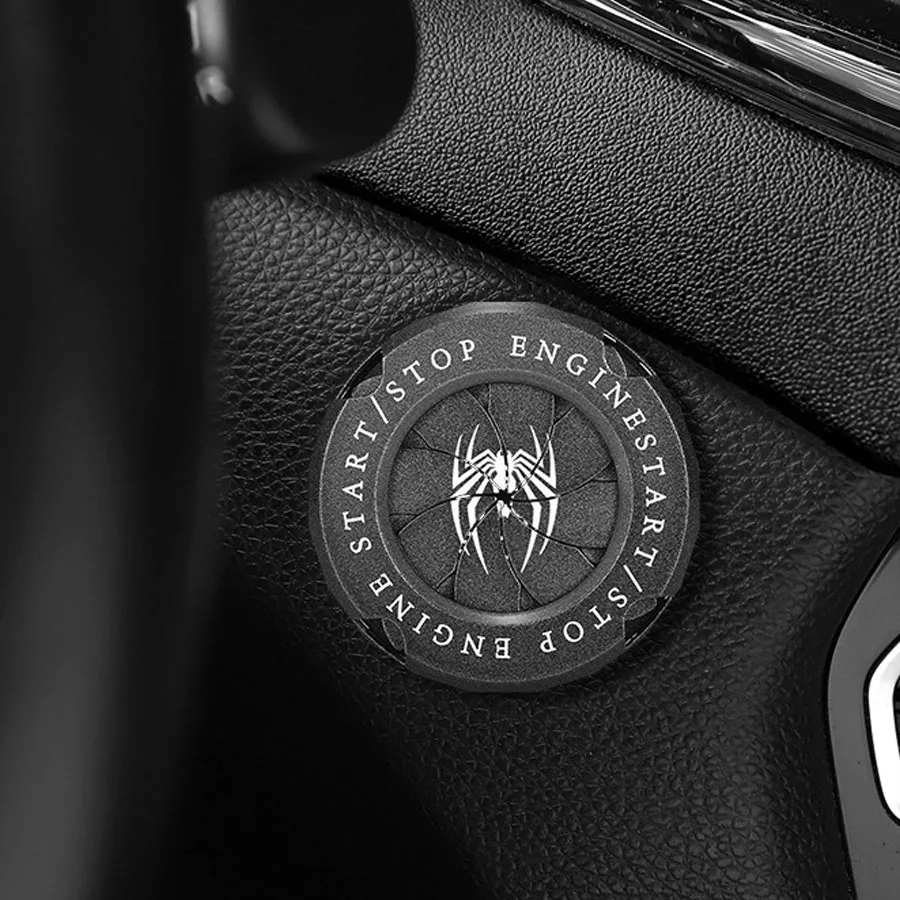 Поворотный цинковый сплав для автомобиля мотоцикла автомобиля SUV двигателя старт зажигания стоп-кнопка защитная декоративная крышка