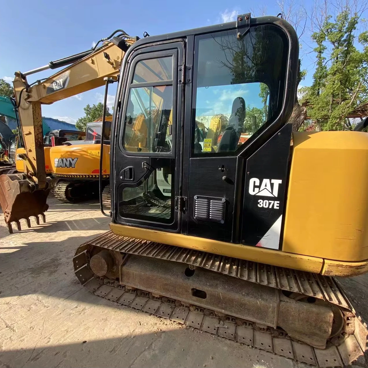 Оригинальный дизайн Caterpillar 307E Cat 307E2 б/у бренд 7 тонн 306 307 308 экскаватор CAT307E2