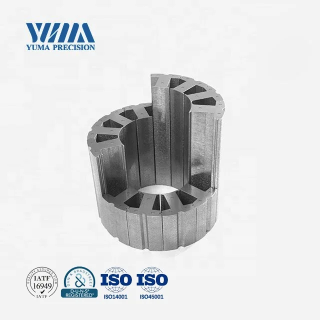 OD57.8mm hot sale  motor rotor stator lamination core stator and rotor stacks for AGV trolley robot