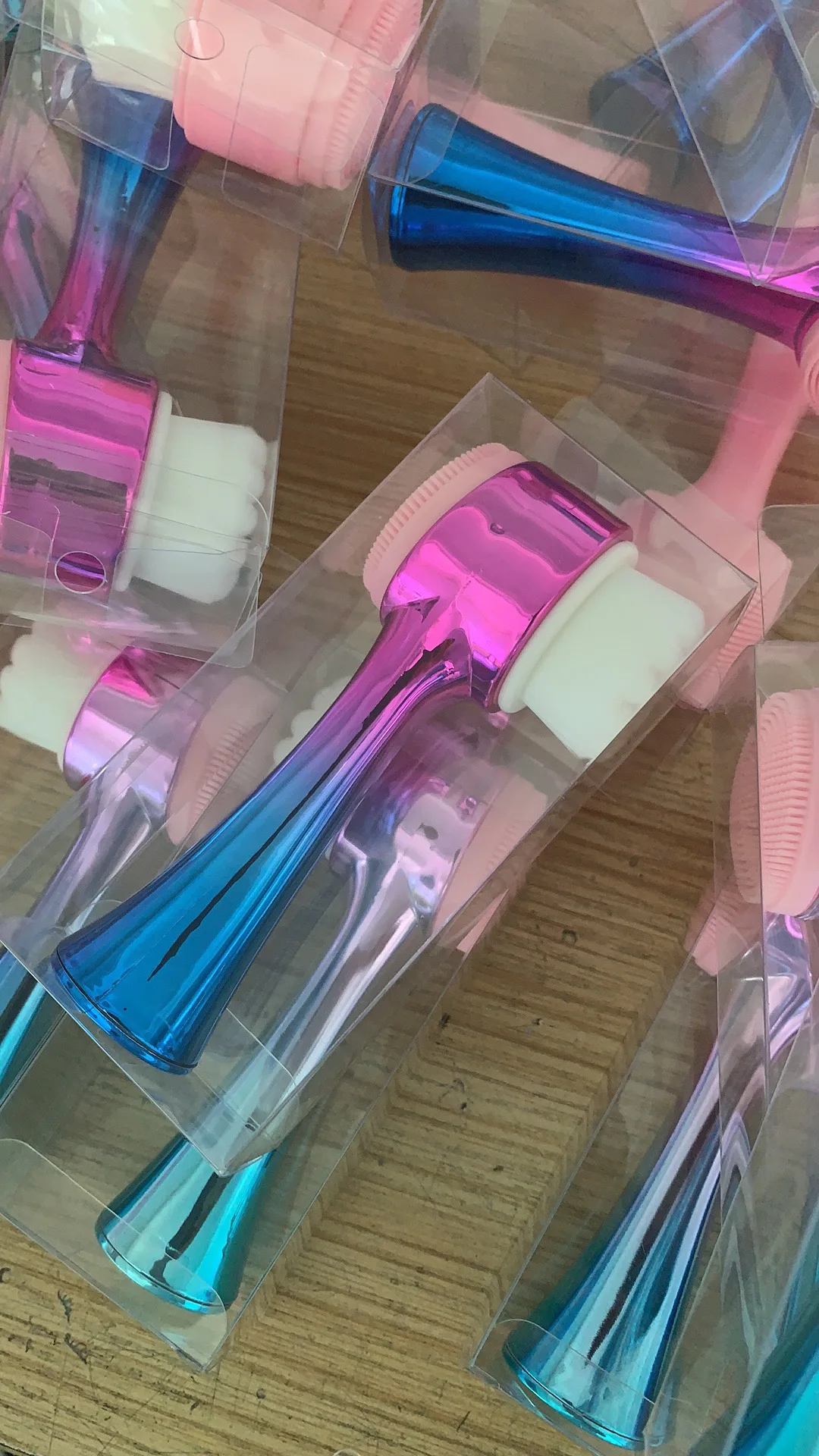 
Magic double sideds facial washing brush soft bristled silicone deep cleansing pores manual blackhead cleansing instrument 