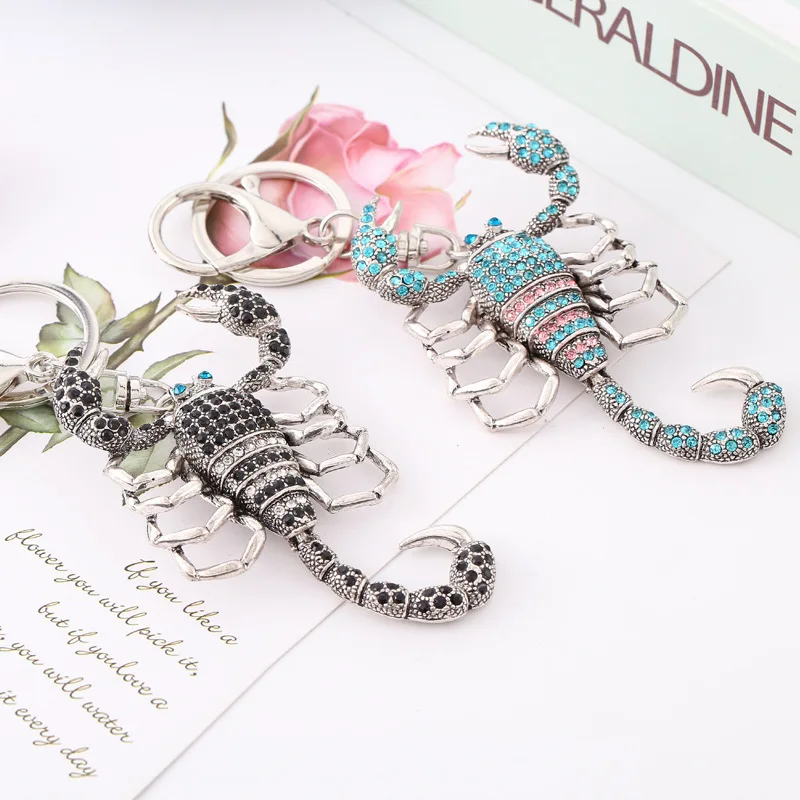 Promotion high quality zinc alloy scorpion keychain  fine quality special keychain