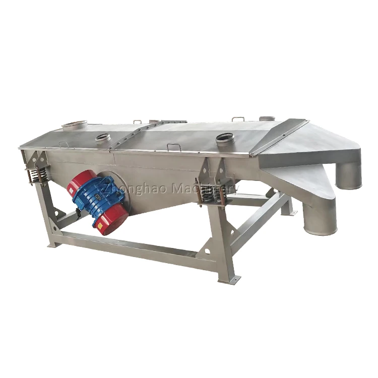 Linear Vibrating Screening Sifter Vibrator Machine For Plastic Linear Screen Manufacturer Sieving Grinding Sieve Machine