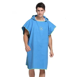 Personalized indonesia customized microfiber hooded poncho beach towels for adults